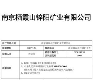 南京栖霞山TCK.W评价报告